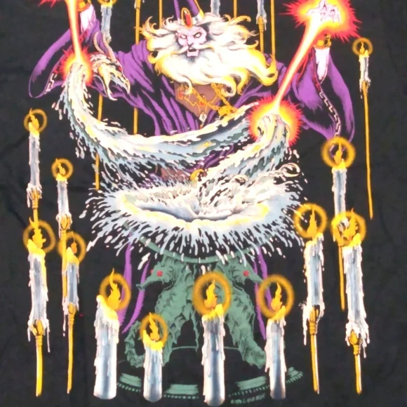 RARE,Vintage Liquid blue,Wizard/Grail tshirt,XXL(short sleeve)XL(long sleeve,NEW - Picture 2 of 5